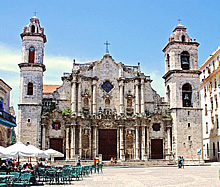 La Havana Vieja - Plaza de la Catedral - Catedral de San Cristobal de la Habana
